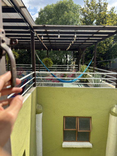 Eco-Friendly Coliving Home with Sunny Terrace in Santa Cruz Atoyac