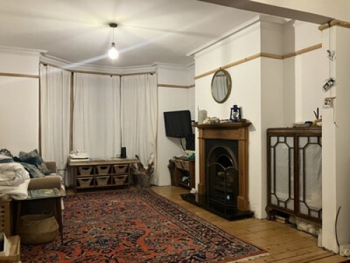 Large room with double bed