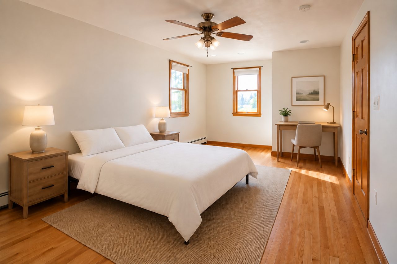 #1834: Medford - Queen Bedroom D - 2
