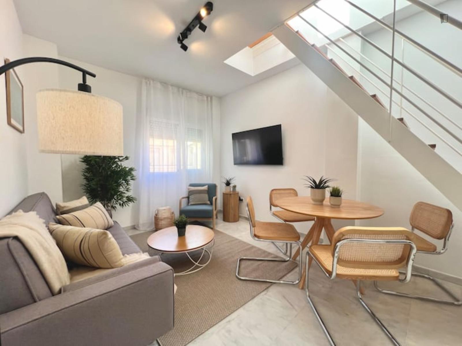  Pleasant 1-Bedroom Flat With Terrace Near Playa De La Malagueta  -  Pleasant 1-bedroom flat with terrace near Playa de La Malagueta  - Gallery -  1