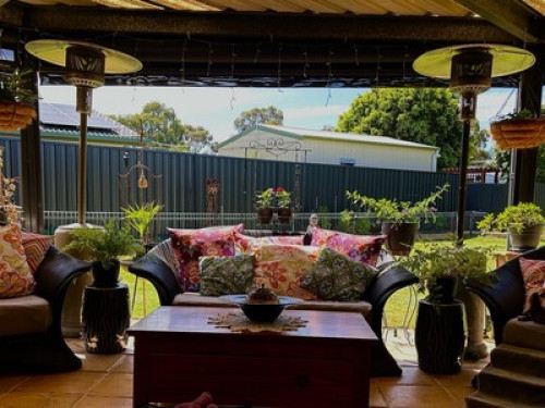 Rumpus room with kitchen