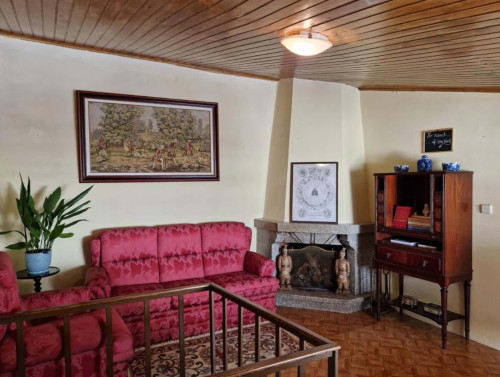 Cozy Portuguese house in Carregal with terrace and fireplace