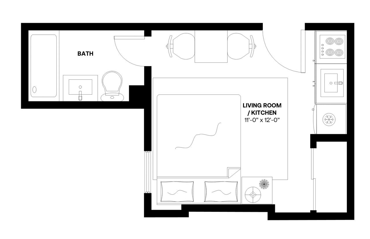 #432: Upper West Side - Studio (Queen) - #432: Upper West Side - Gallery - 12