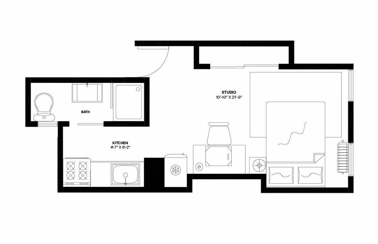  #409: East Village - Studio (Full)  -  #409: East Village  - Gallery -  7