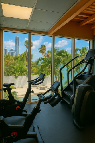 Outstanding Vibrant Apt. w/ Pool + Gym in front of Margaret Pace Park
