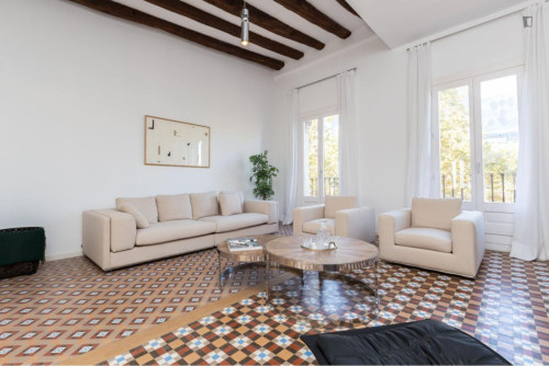 Spacious 3-bedroom flat in Ciutat Vella