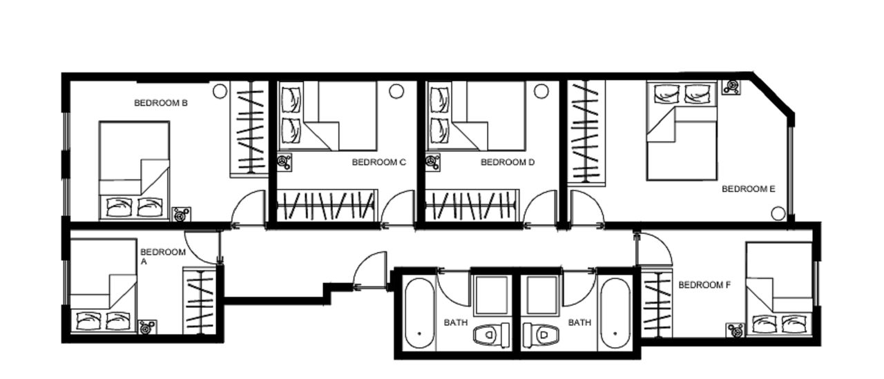  #1843: Prospect Lefferts Gardens - Full Bedroom A  -  #1843: Prospect Lefferts Gardens  - Gallery -  1