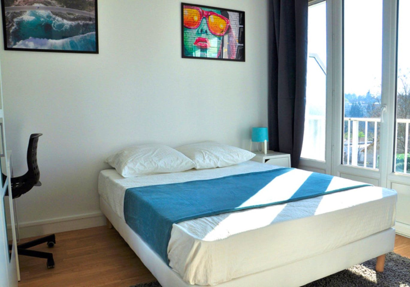 Large Bedroom With Balcony - 15m² - NT1 - 15