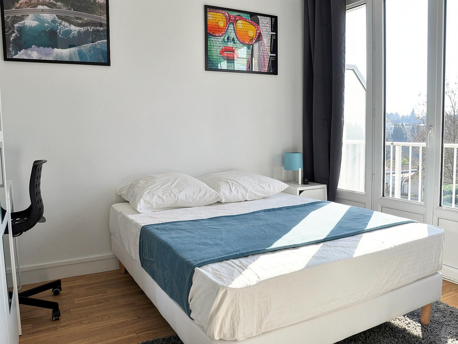 Large Bedroom With Balcony - 15m² - NT1 - 7