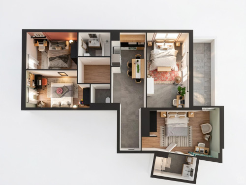 Spacious 85 m² apartment to rent in the north of Strasbourg