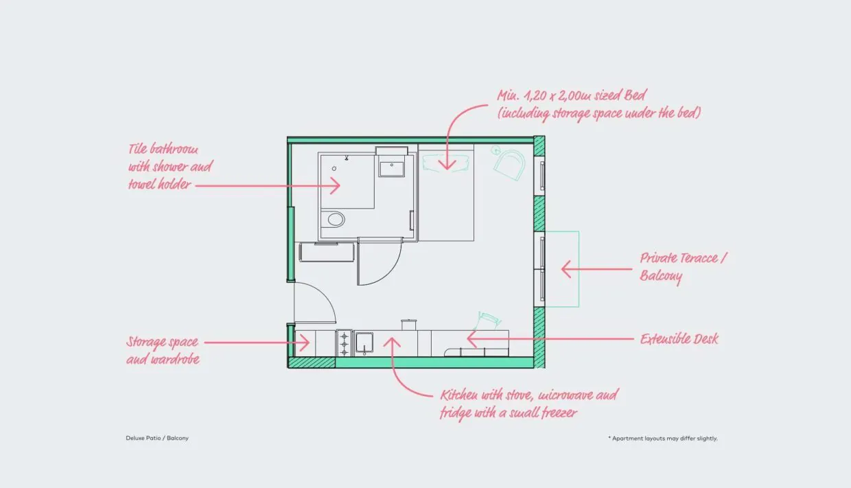 Deluxe Patio/ Balcony - Adlershof - Gallery - 9