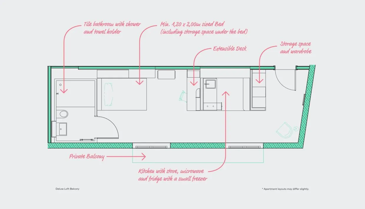  Deluxe Loft Balcony  -  Adlershof  - Gallery -  3