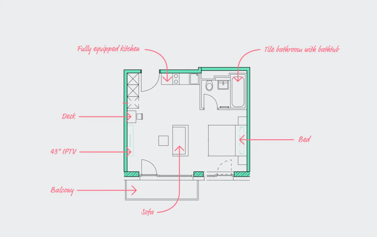 Neon Gold Balcony - Mitte-Wedding - Gallery - 3