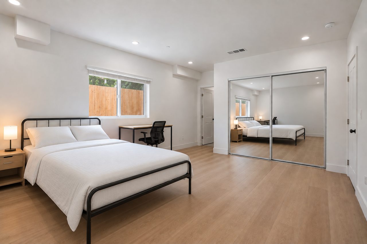 #1858: Hollywood - Queen Bedroom A W/Private Bathroom - 2