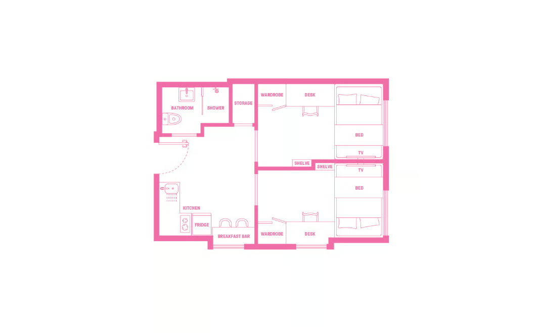  2 Bed Apartment - Premium View  -  Scape Kensington  - Gallery -  3