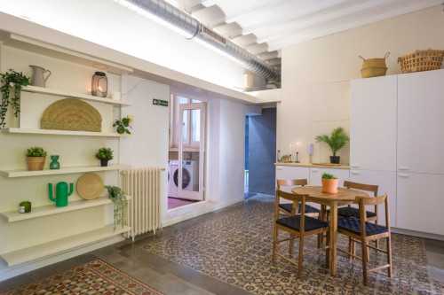 Spacious Designer Coliving Flat in the Heart of Ciutat Vella's Historic Gothic Quarter Apartment