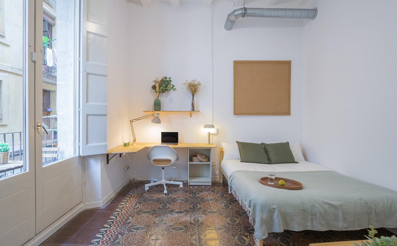 Double Room (Born4/5) - Spacious Designer Coliving Flat in the Heart of Ciutat Vella's Historic Gothic Quarter Apartment - Gallery - 18