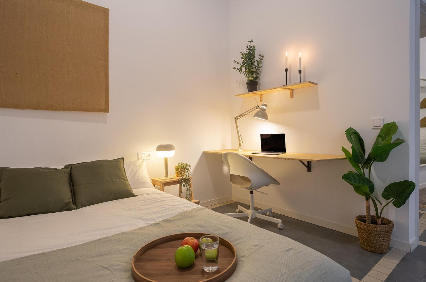 Double Room 2 (Born6) - Spacious Designer Coliving Flat in the Heart of Ciutat Vella's Historic Gothic Quarter Apartment - Gallery - 2