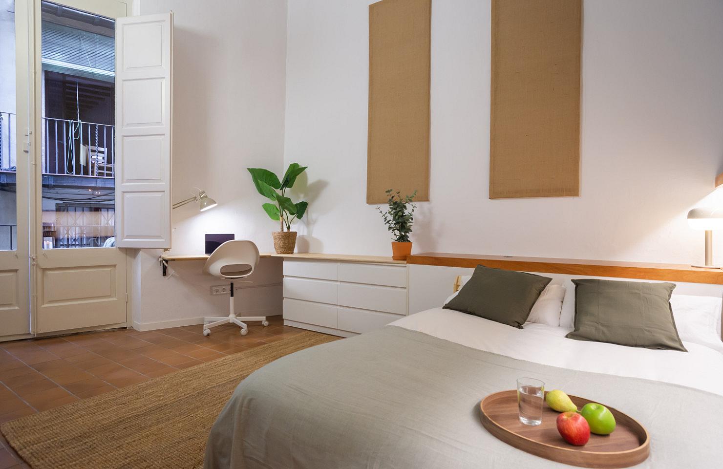 Huge Double Room (Born7/8) - Spacious Designer Coliving Flat in the Heart of Ciutat Vella's Historic Gothic Quarter Apartment - Gallery - 22