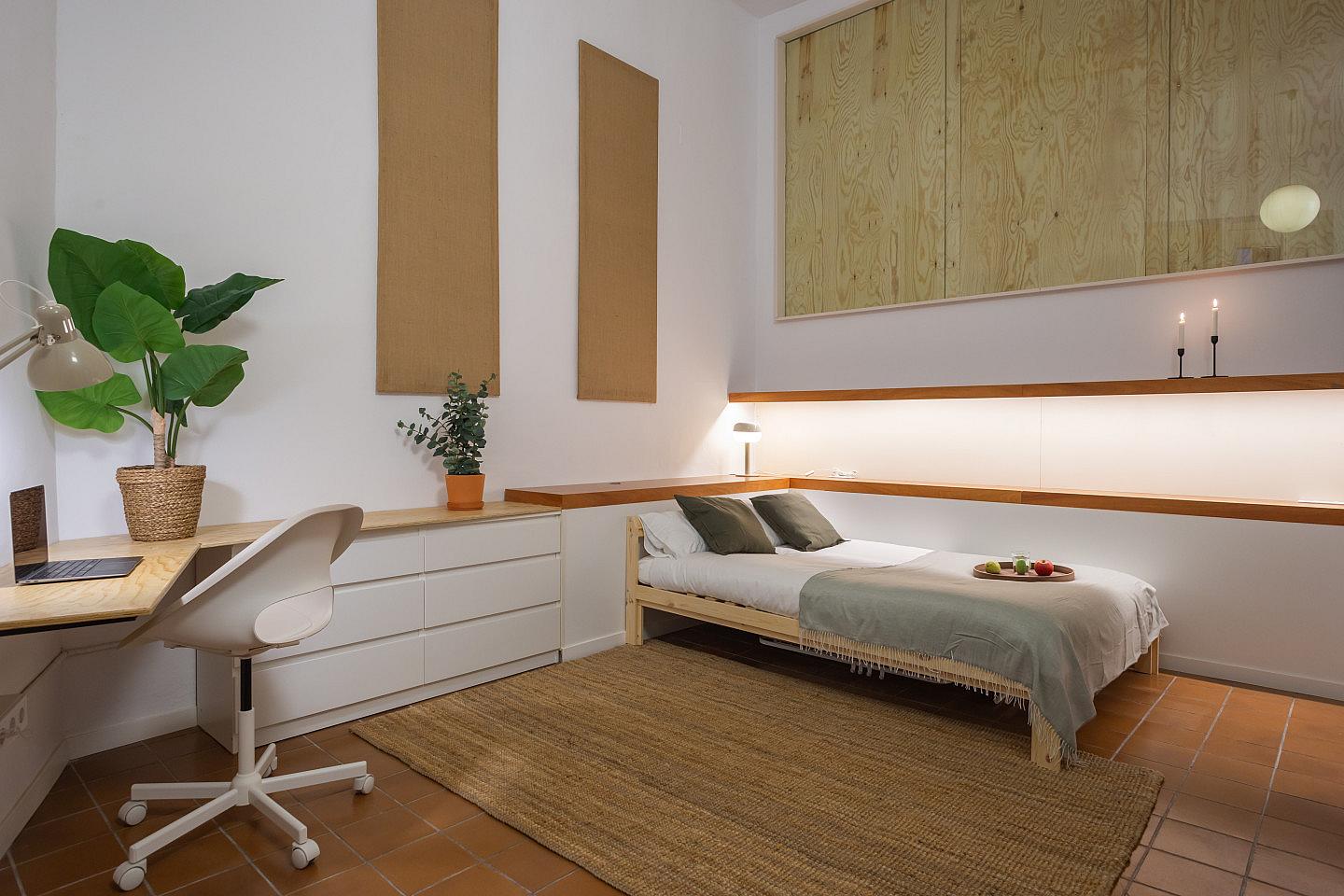 Huge Double Room (Born7/8) - Spacious Designer Coliving Flat in the Heart of Ciutat Vella's Historic Gothic Quarter Apartment - Gallery - 19