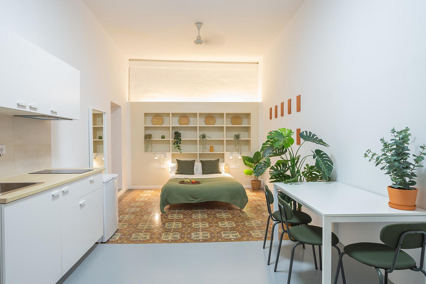 Large Private Studio (Born10) - Spacious Designer Coliving Flat in the Heart of Ciutat Vella's Historic Gothic Quarter Apartment - Gallery - 23