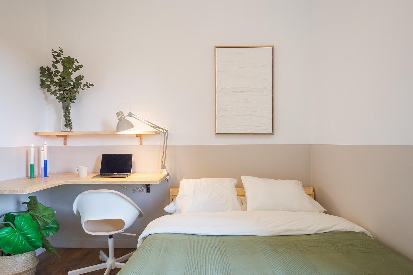 Large Double Room (Ganduxer Room 3) - Brightly Renovated Coliving Space with Scenic Views in Elegant Sarrià-Sant Gervasi Apartment - Gallery - 6