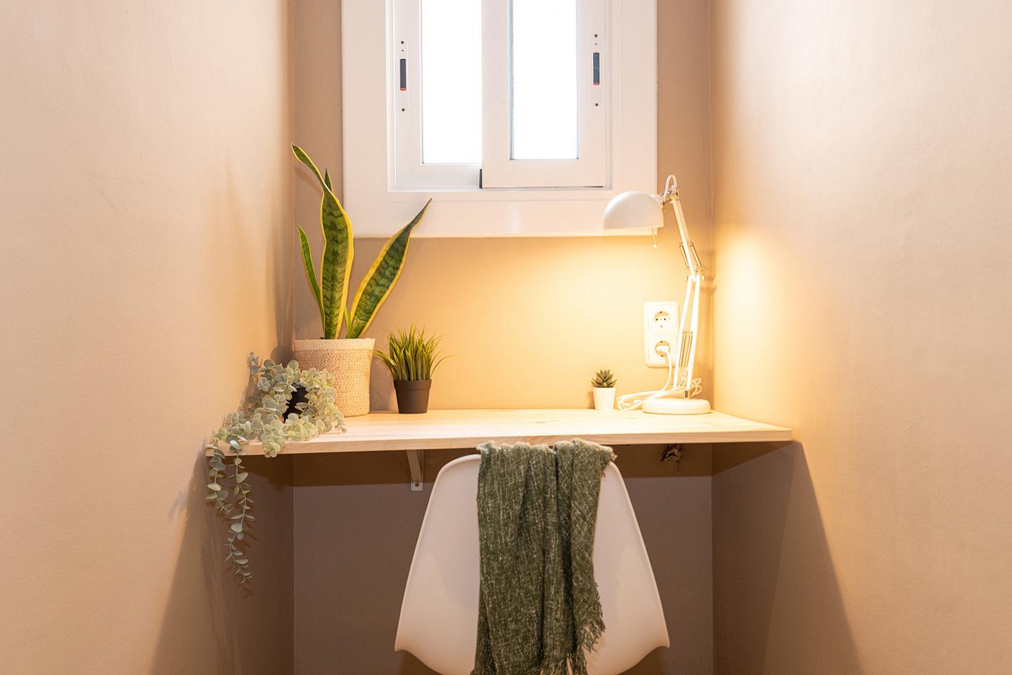 Single Room With Annexed Office (TeoAt1) - Luxurious Penthouse Coliving with Terraces in Elegant Sant Gervasi Apartment - Gallery - 8