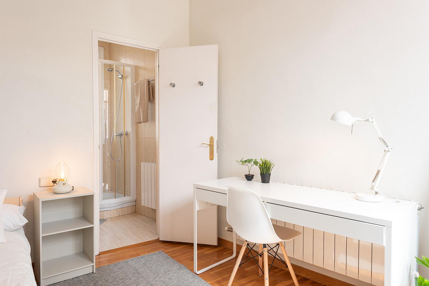 Large Suite (TeoAt3) - Luxurious Penthouse Coliving with Terraces in Elegant Sant Gervasi Apartment - Gallery - 22