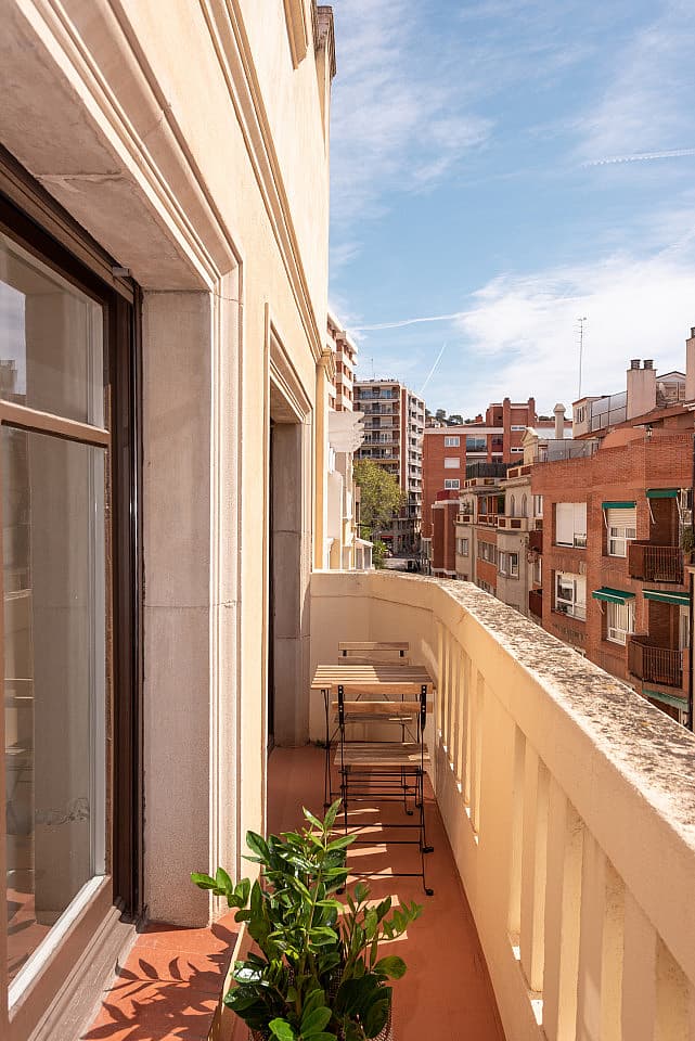 Sunny Double Room With Terrace (TeoAt4) - Luxurious Penthouse Coliving with Terraces in Elegant Sant Gervasi Apartment - Gallery - 10