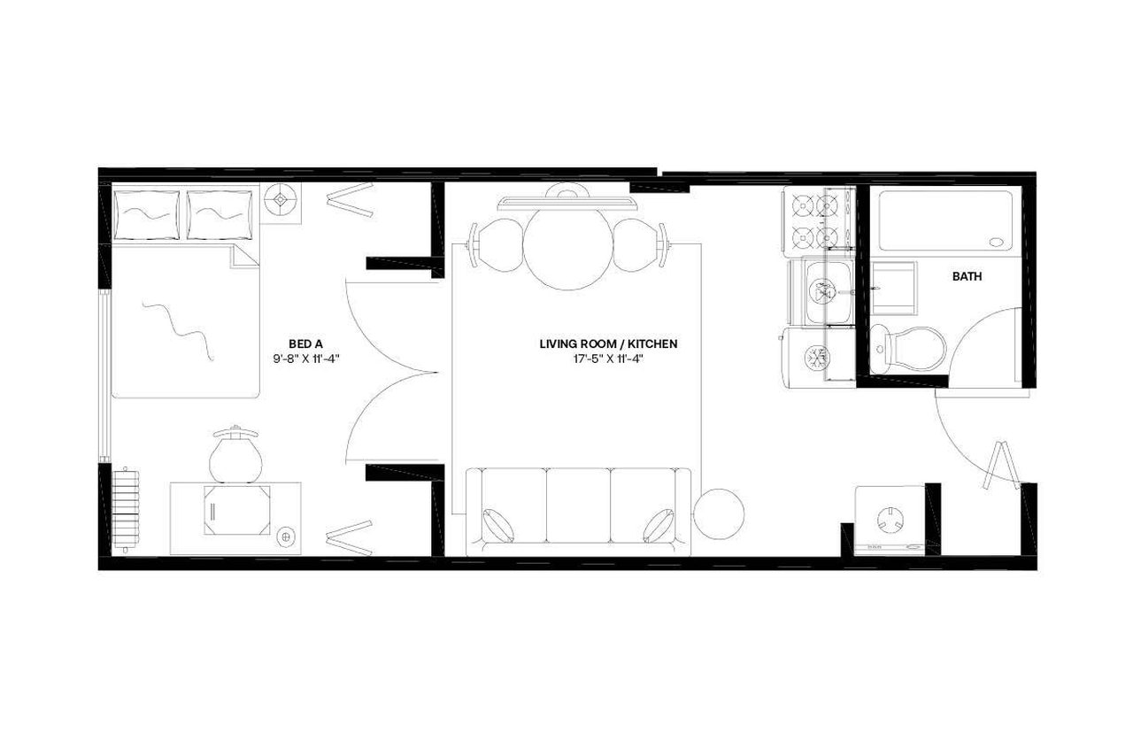  #801: East Village - 1 Bedroom (Queen)  -  #801: East Village  - Gallery -  7