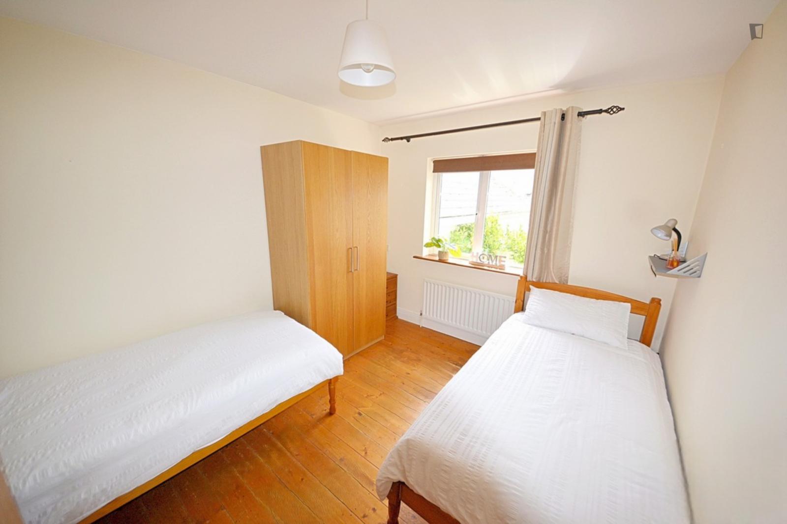 Bed In A Cosy Twin Female Bedroom - 1