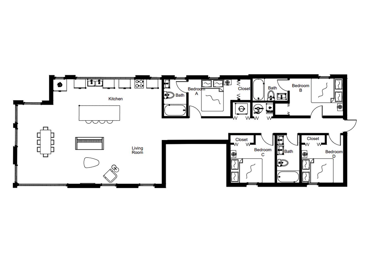 #1860: Pilsen - Queen Bedroom C - #1860: Pilsen - Gallery - 13