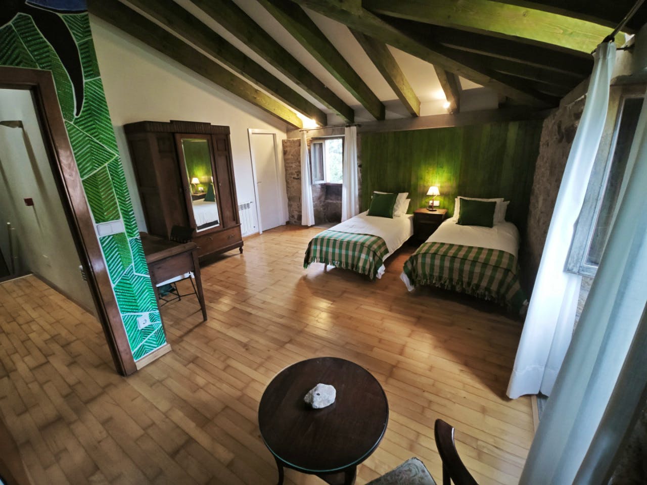  Private Room 2  -  Discover Nature and History: Unique Coliving Retreat in Vila de Cruces  - Gallery -  4