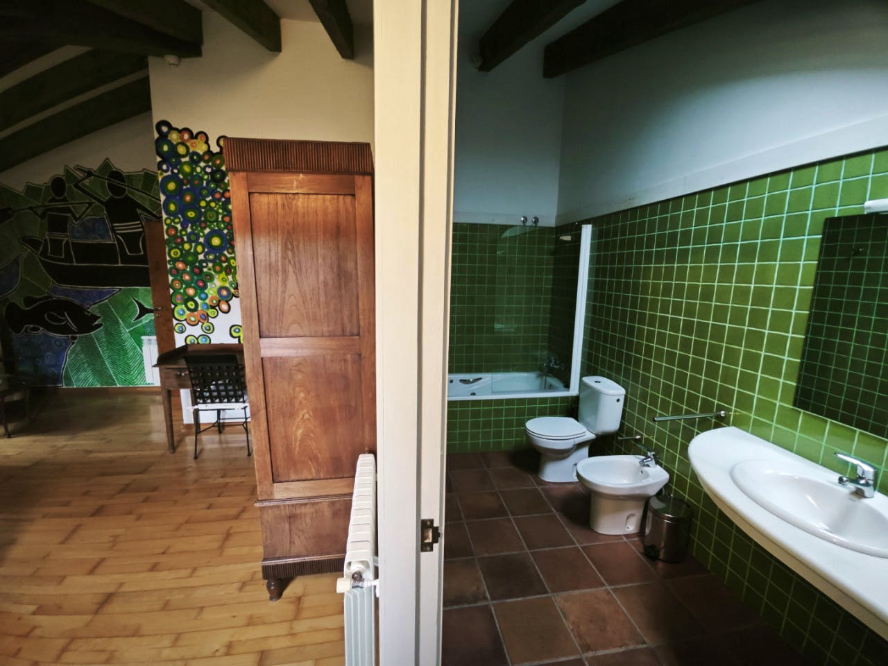  Private Room 2  -  Discover Nature and History: Unique Coliving Retreat in Vila de Cruces  - Gallery -  12