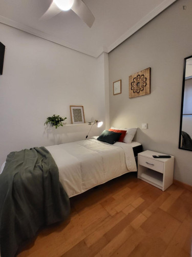Cozy single bedroom well connected to the city center