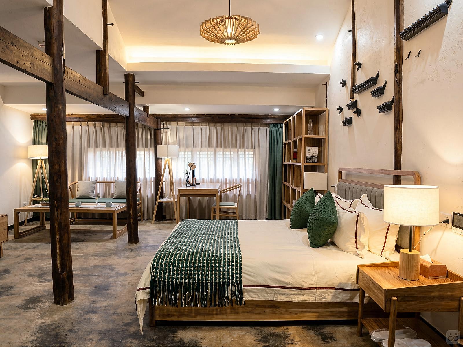  Deluxe Room  -  A sunny residence with an Oriental-inspired design, perfect for coliving and coworking  - Gallery -  33