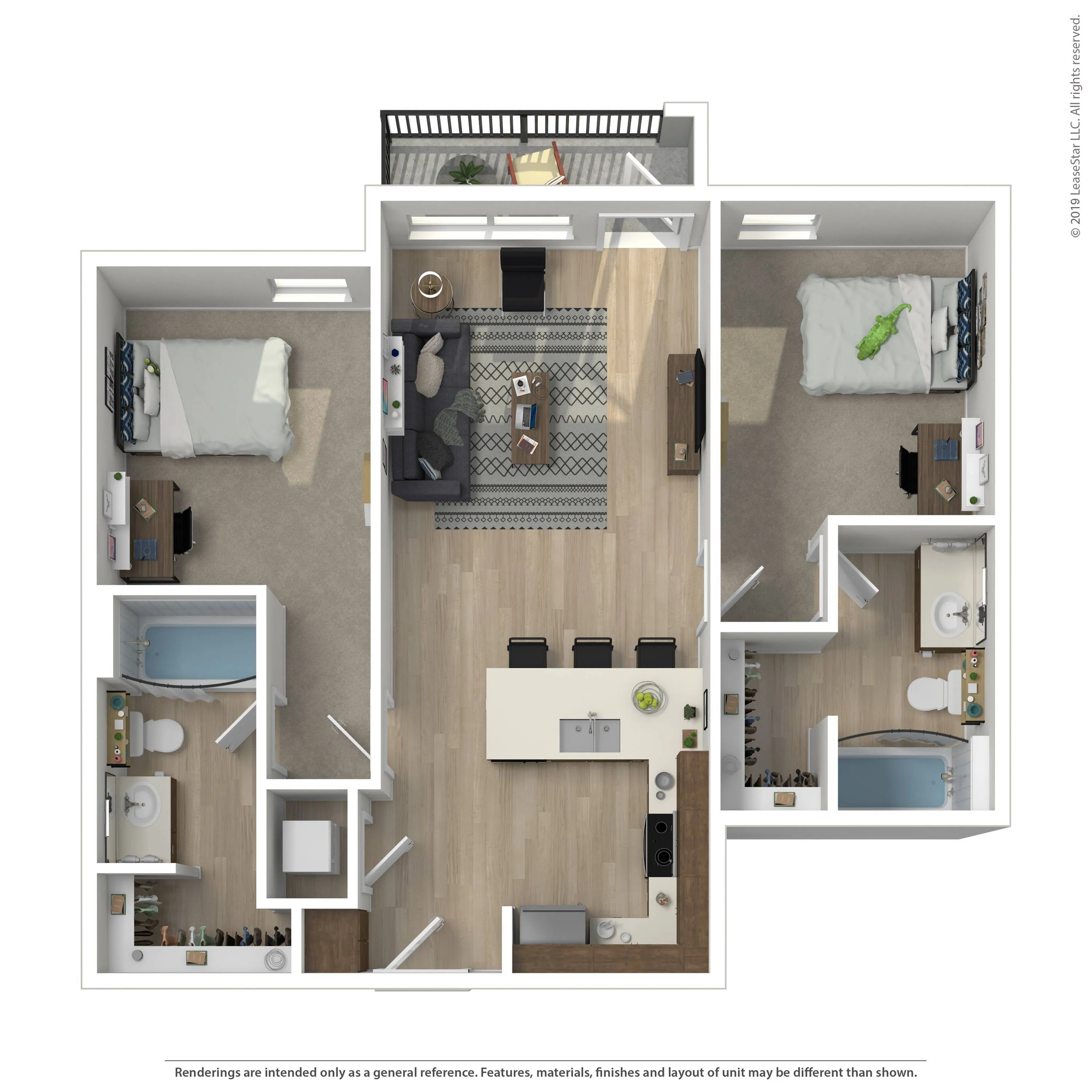  2BR/2BA - B1  -  Gainesville  - Gallery -  2