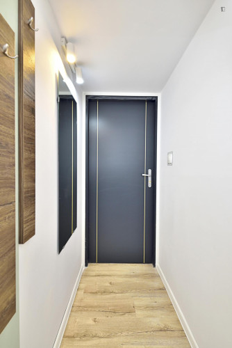 Welcoming mezzanine studio close to the University of Lodz