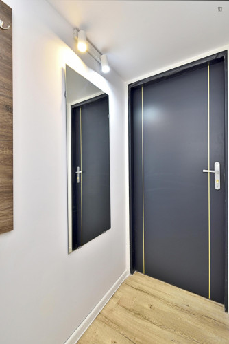 Welcoming mezzanine studio close to the University of Lodz