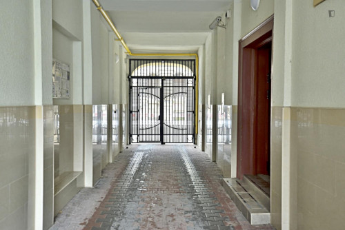 Welcoming mezzanine studio close to the University of Lodz