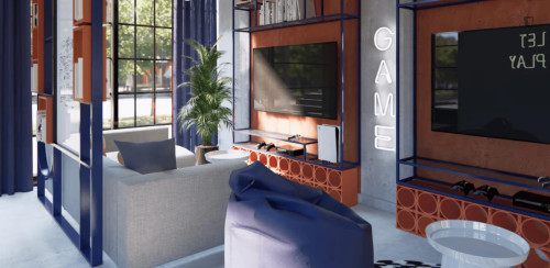 Bed in a cool shared studio, in central Warszawskie - Gallery - 17