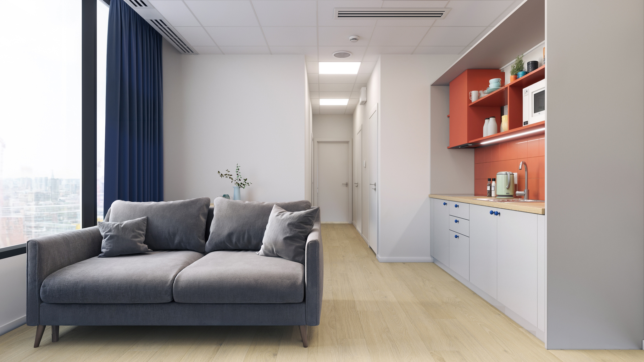  Economy Deluxe Triple  -  Warsaw Sky Living  - Gallery -  2