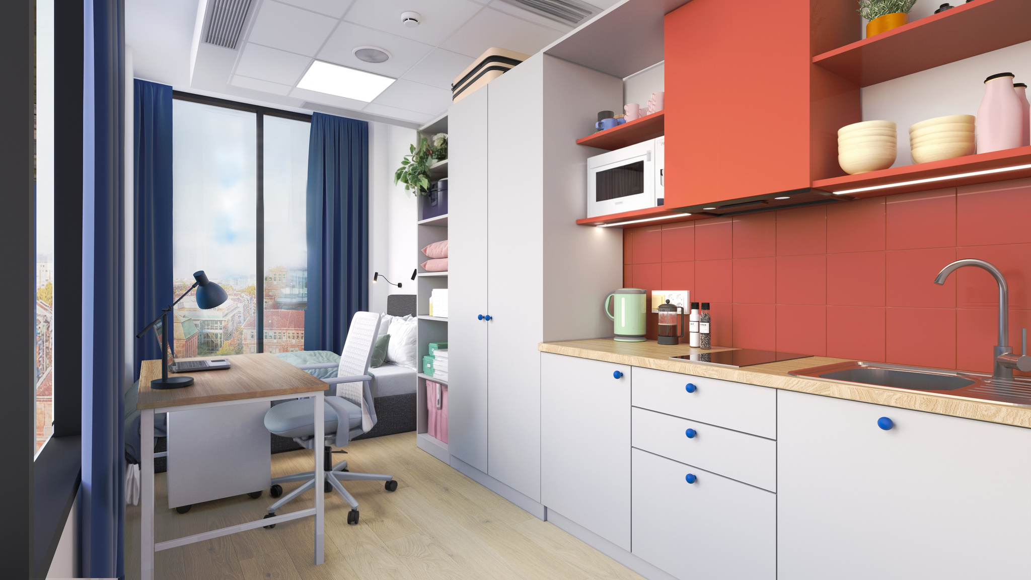  Economy Deluxe Studio  -  Warsaw Sky Living  - Gallery -  6