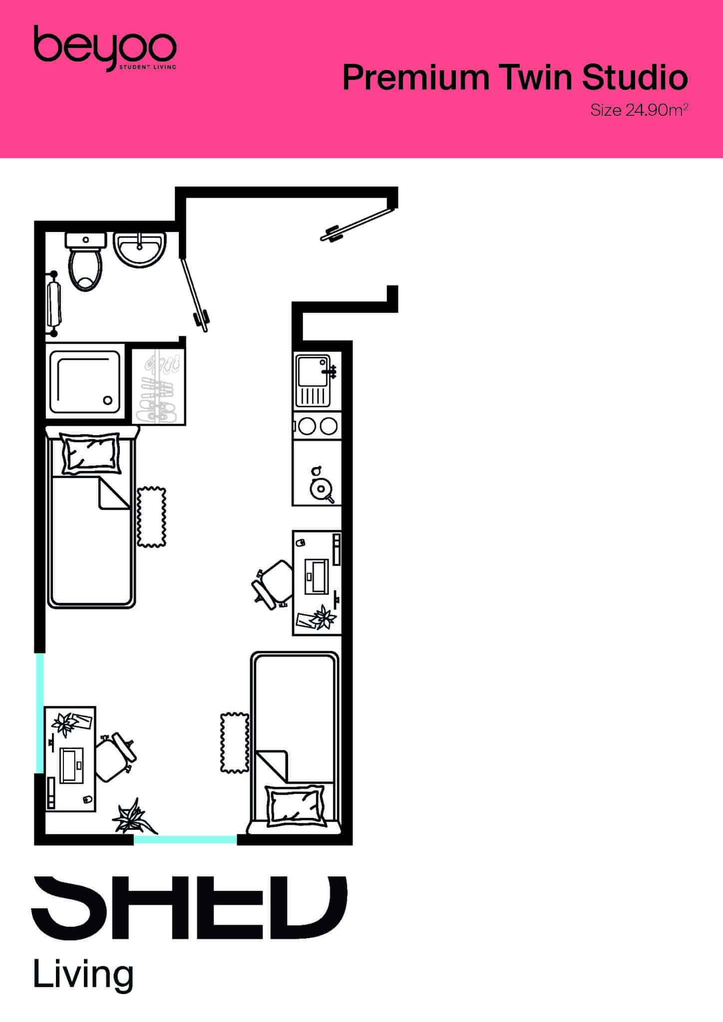Premium Twin Studio - 3