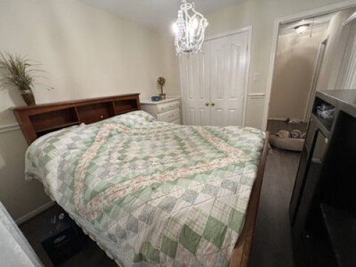 Comfy private bedroom and bathroom