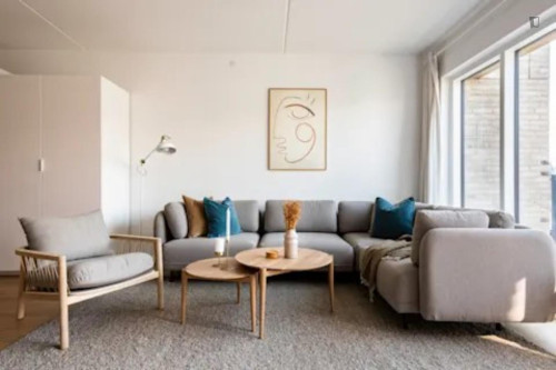 Charming double bedroom with a balcony, in Holmene - Gallery - 13