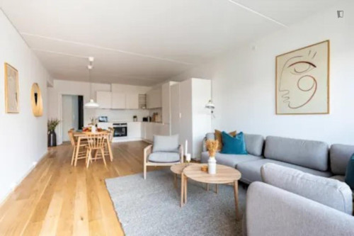 Charming double bedroom with a balcony, in Holmene - Gallery - 14