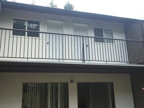 Patio off bdrm & a parking spot:):)