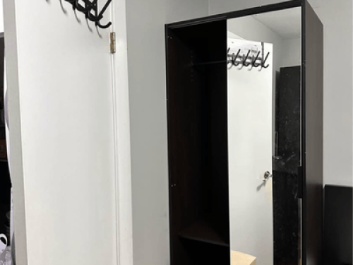 bedroom with private bathroom