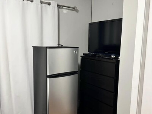 bedroom with private bathroom